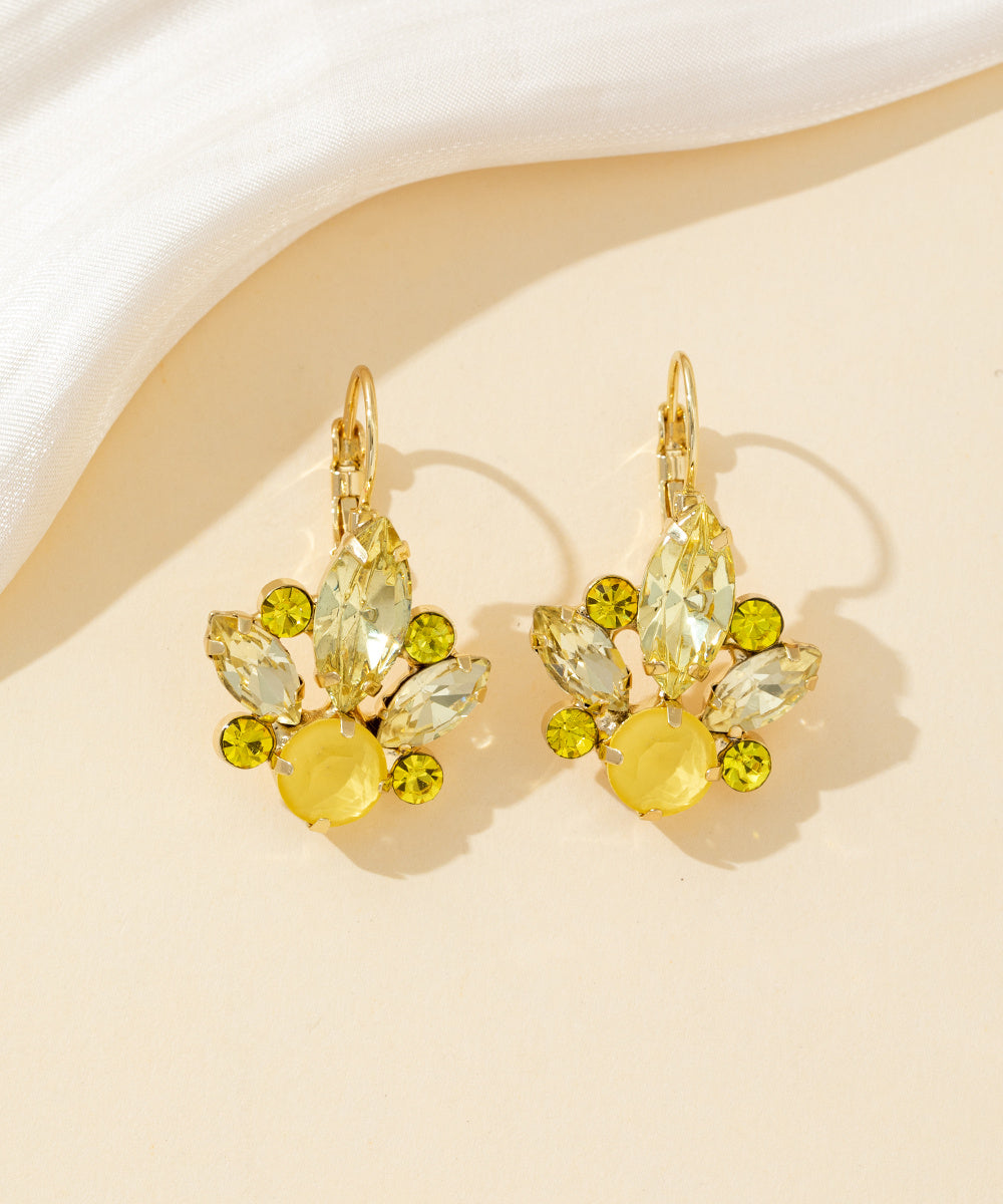 Boucles d’oreilles à strass Dormeuse– 26PEBOL004