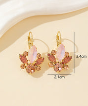 Boucles d’oreilles à strass Dormeuse– 26PEBOL004