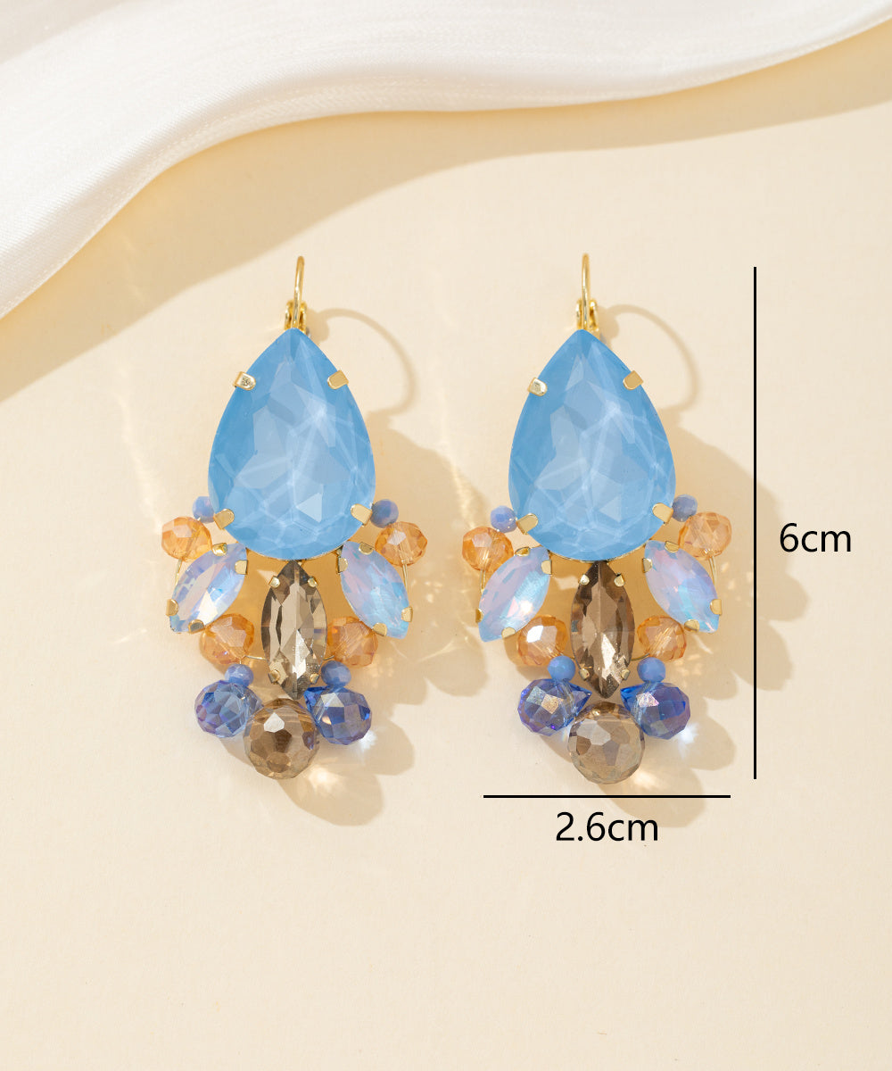 Boucles d’oreilles dormeuses goutte XL – 26PEBOL005
