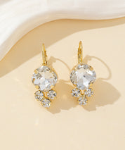 Boucles d’oreilles dormeuse strass – 26PEBOL006