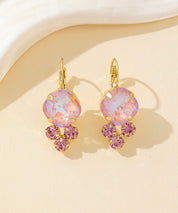 Boucles d’oreilles dormeuse strass – 26PEBOL006