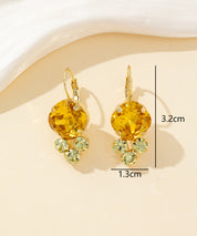 Boucles d’oreilles dormeuse strass – 26PEBOL006