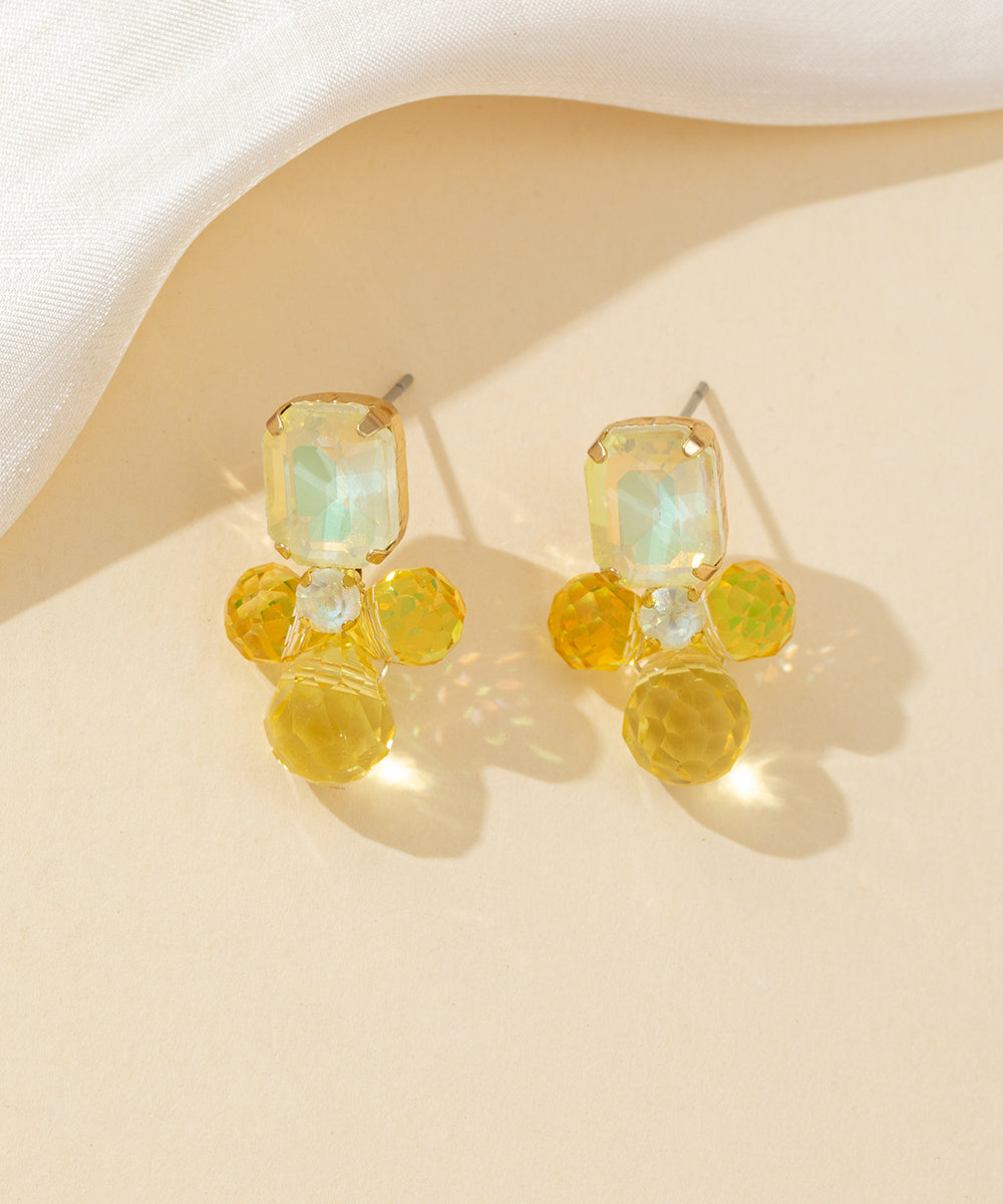 Boucles d’oreilles à clou strass – 26PEBOL014