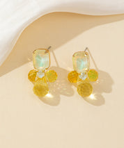 Boucles d’oreilles à clou strass – 26PEBOL014