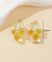 Boucles d’oreilles à clou strass – 26PEBOL014