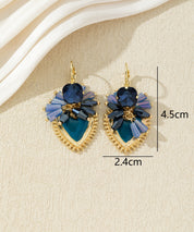 Boucles d’oreilles pendantes ornées de perles – 27AHBOL002