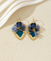 Boucles d’oreilles pendantes ornées de perles – 27AHBOL002