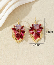 Boucles d’oreilles pendantes ornées de perles – 27AHBOL002