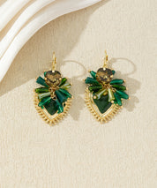 Boucles d’oreilles pendantes ornées de perles – 27AHBOL002