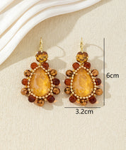 Boucles d’oreilles pendantes en forme de goutte – 27AHBOL003