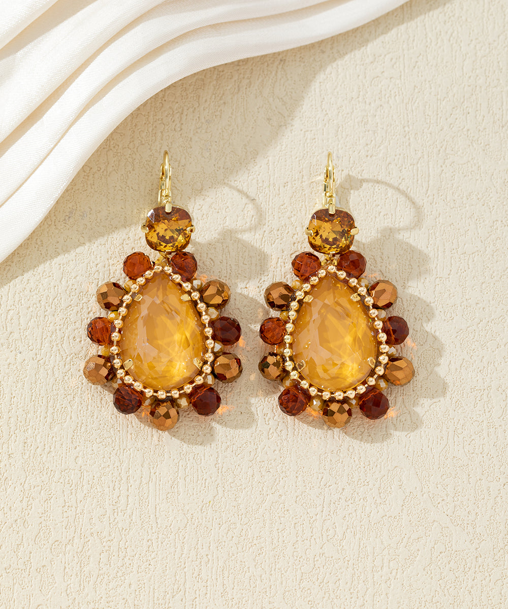 Boucles d’oreilles pendantes en forme de goutte – 27AHBOL003