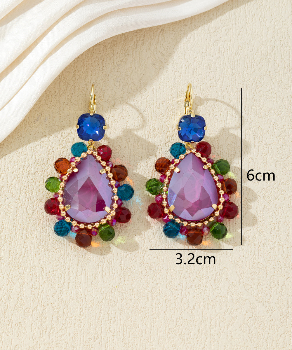 Boucles d’oreilles pendantes en forme de goutte – 27AHBOL003