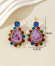 Boucles d’oreilles pendantes en forme de goutte – 27AHBOL003