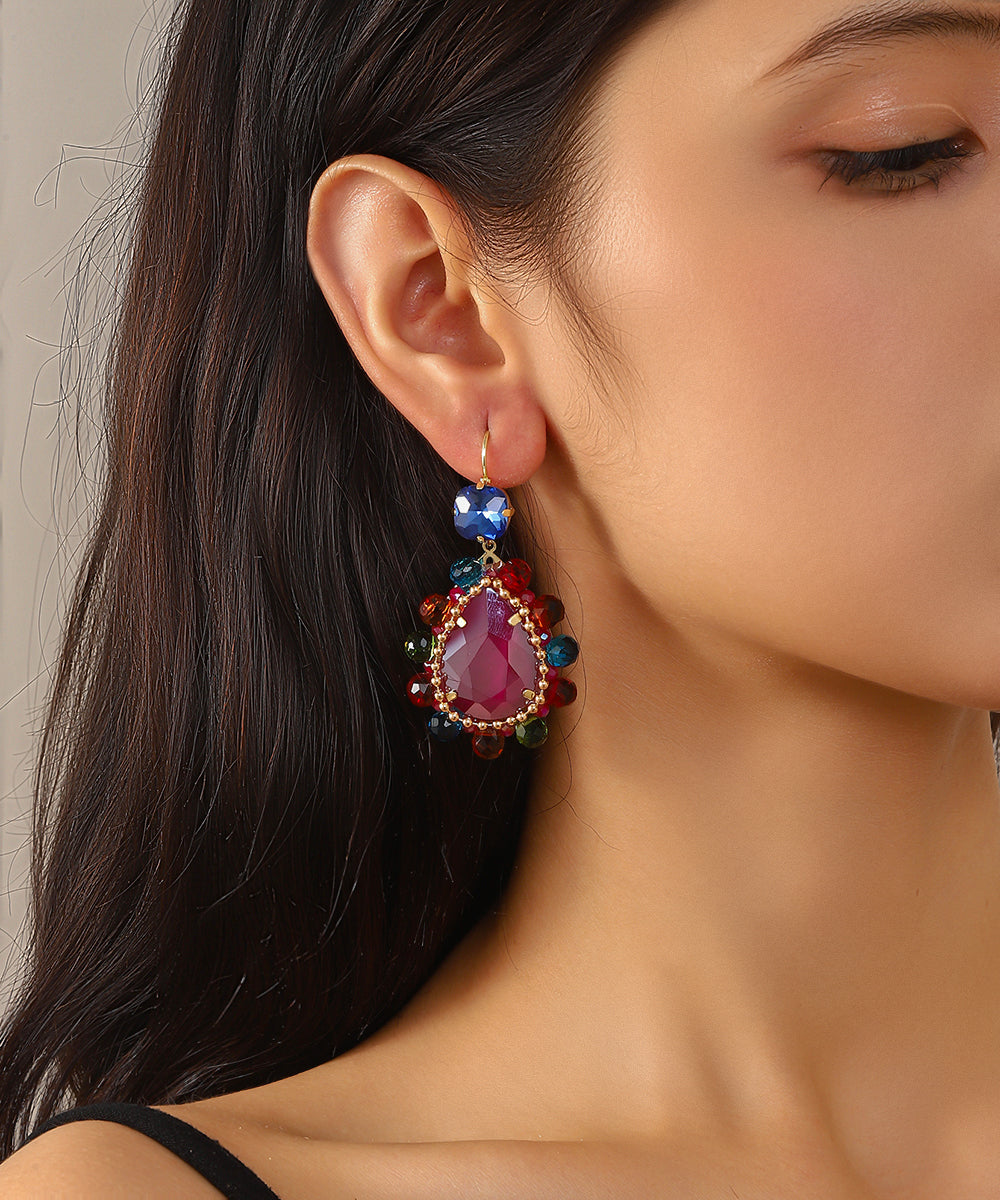 Boucles d’oreilles pendantes en forme de goutte – 27AHBOL003