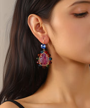 Boucles d’oreilles pendantes en forme de goutte – 27AHBOL003