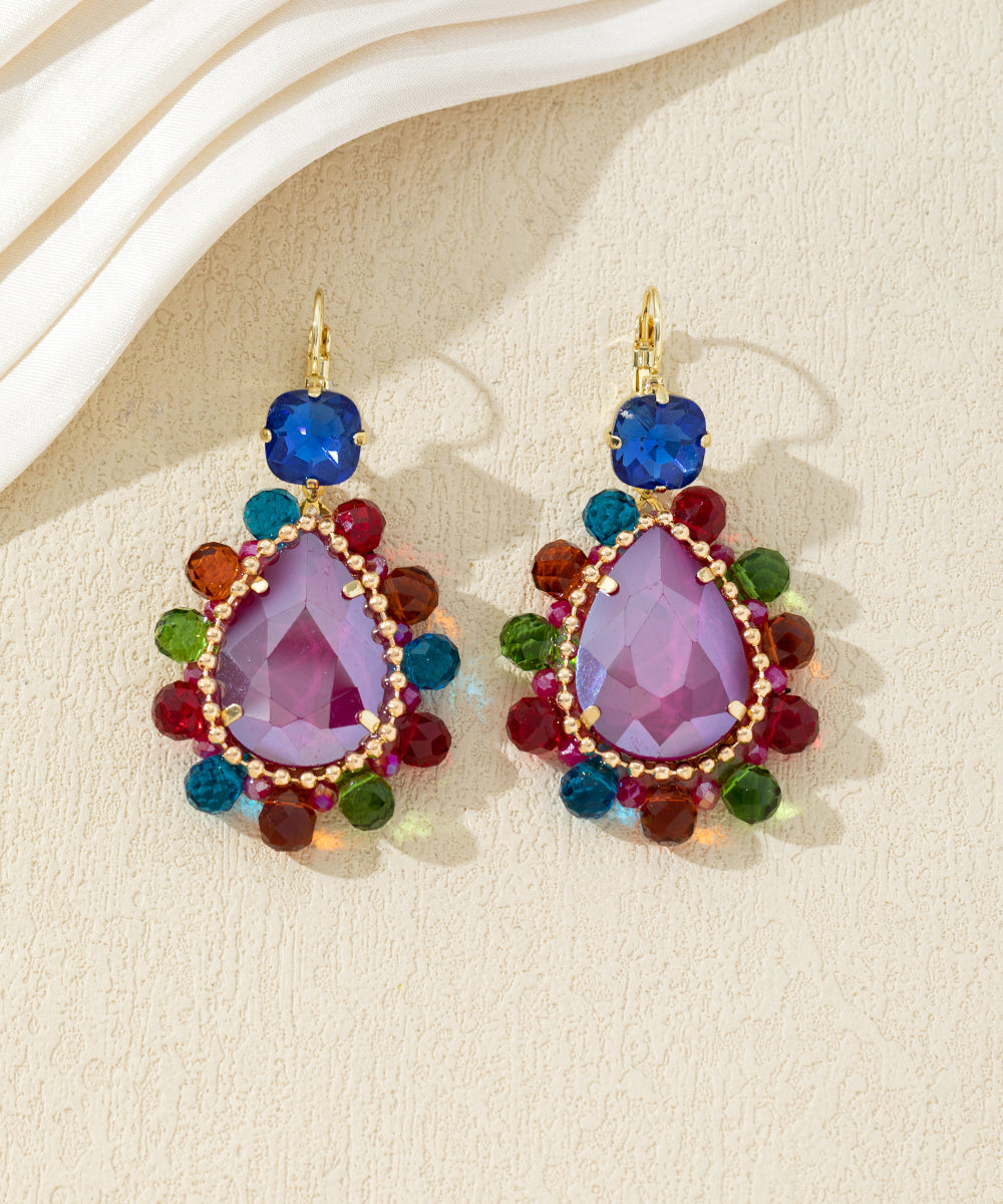 Boucles d’oreilles pendantes en forme de goutte – 27AHBOL003