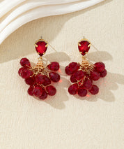 Boucles d’oreilles dormeuses perles en verre - 27AHBOL004