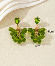Boucles d’oreilles dormeuses perles en verre - 27AHBOL004