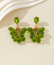 Boucles d’oreilles dormeuses perles en verre - 27AHBOL004