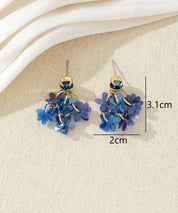 Boucles d’oreilles fleuries colorées – 27AHBOL005