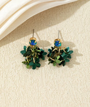 Boucles d’oreilles fleuries colorées – 27AHBOL005