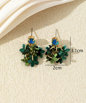 Boucles d’oreilles fleuries colorées – 27AHBOL005