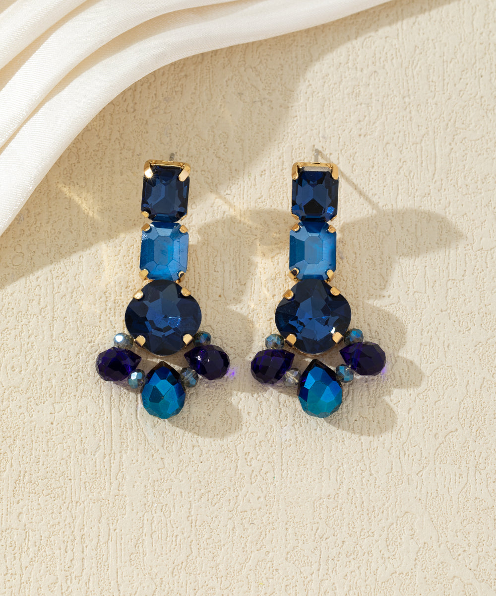 Boucles d’oreilles clous colorées – 27AHBOL007