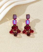 Boucles d’oreilles clous colorées – 27AHBOL007