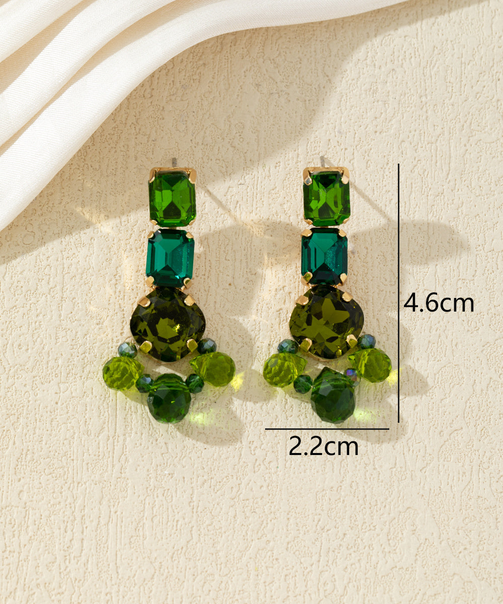 Boucles d’oreilles clous colorées – 27AHBOL007