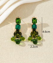 Boucles d’oreilles clous colorées – 27AHBOL007