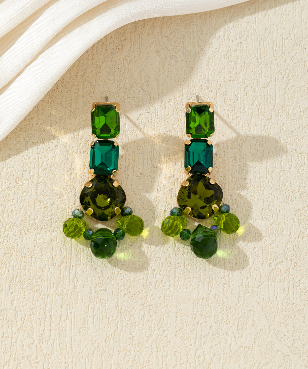 Boucles d’oreilles clous colorées – 27AHBOL007