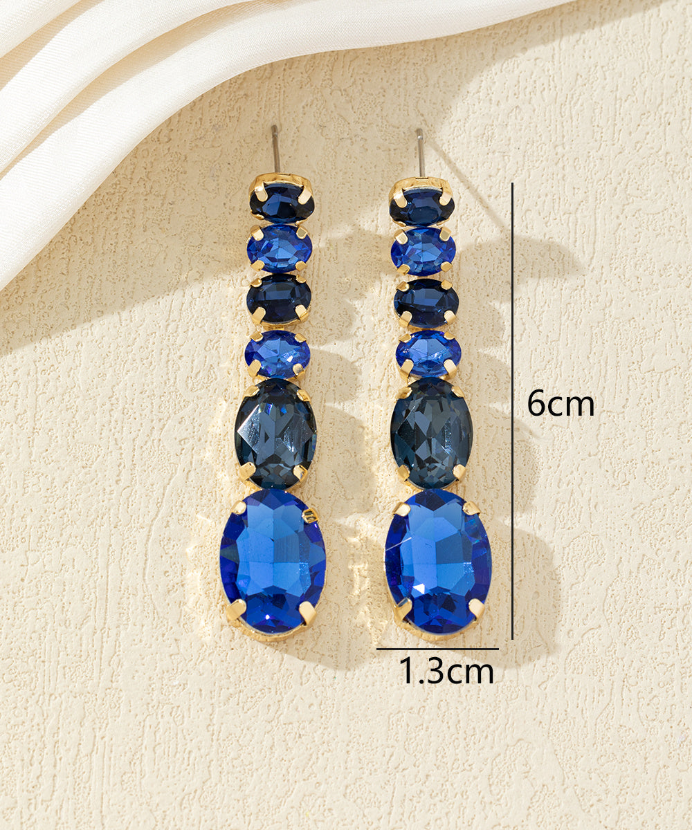 Boucles d’oreilles pendantes colorées – 27AHBOL008