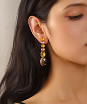 Boucles d’oreilles pendantes colorées – 27AHBOL008