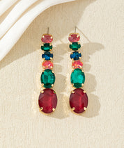 Boucles d’oreilles pendantes colorées – 27AHBOL008