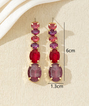 Boucles d’oreilles pendantes colorées – 27AHBOL008