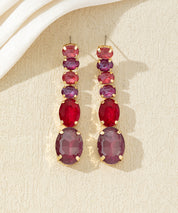 Boucles d’oreilles pendantes colorées – 27AHBOL008