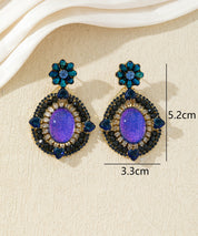 Boucles d’oreilles pendantes colorées – 27AHBOL011