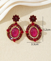 Boucles d’oreilles pendantes colorées – 27AHBOL011