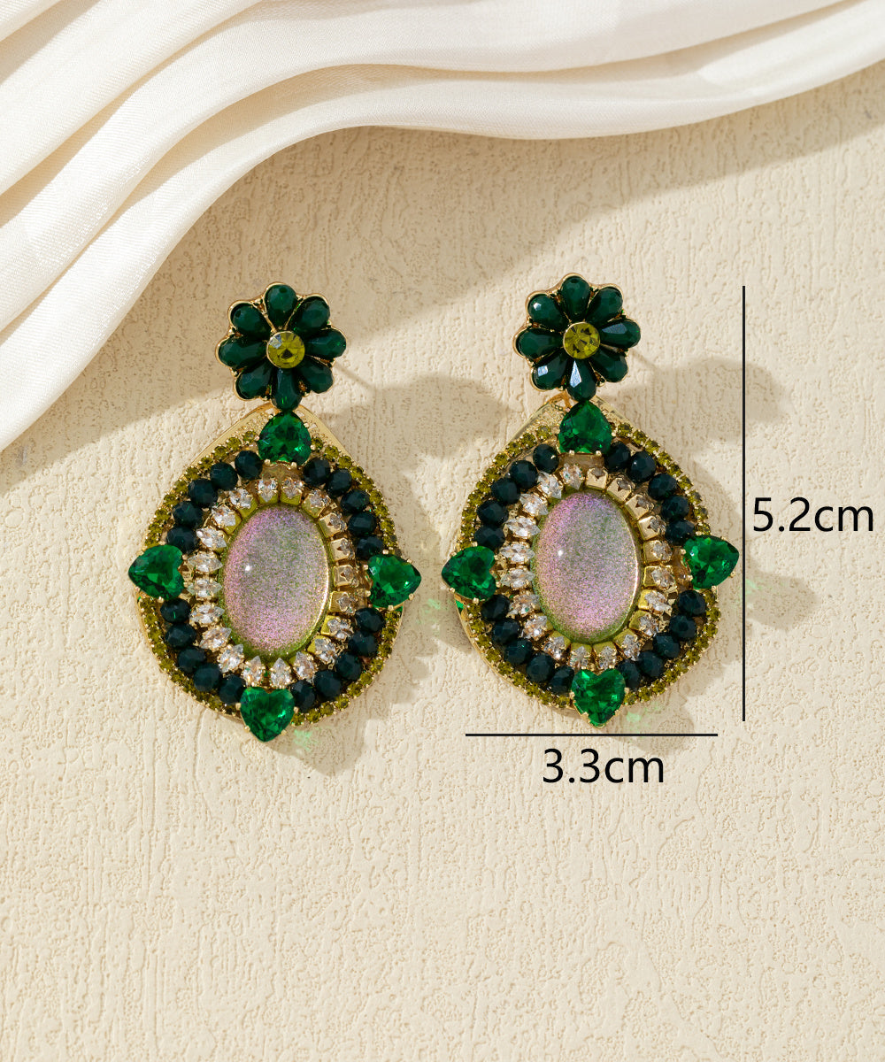 Boucles d’oreilles pendantes colorées – 27AHBOL011
