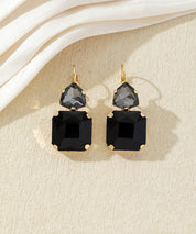 Boucles d’oreilles pendantes à cristaux colorés –27AHBOL021