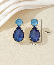 Boucles d’oreilles pendantes en verre – 27AHBOL022