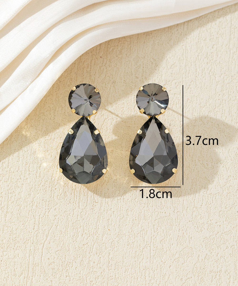 Boucles d’oreilles pendantes en verre – 27AHBOL022