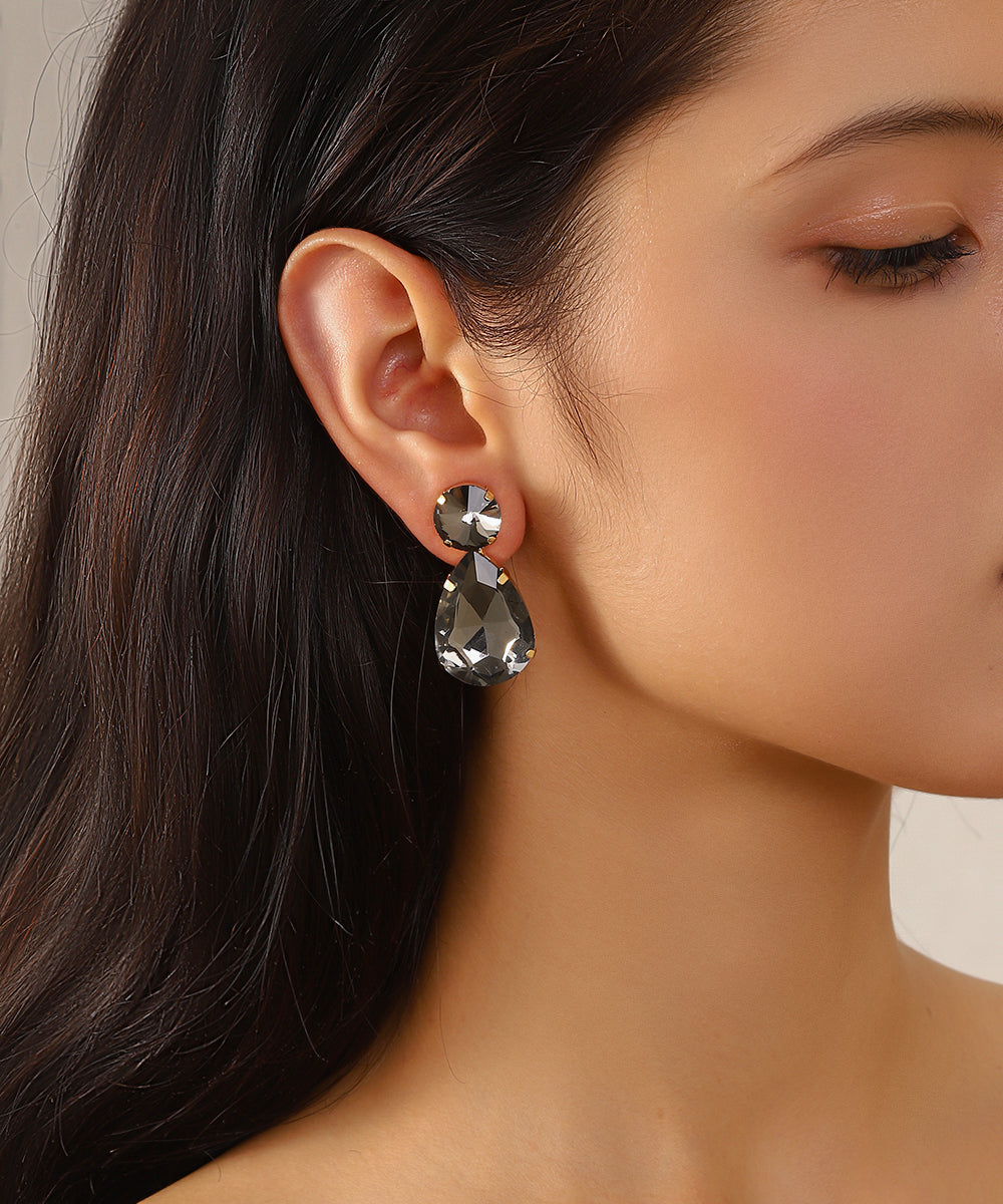 Boucles d’oreilles pendantes en verre – 27AHBOL022