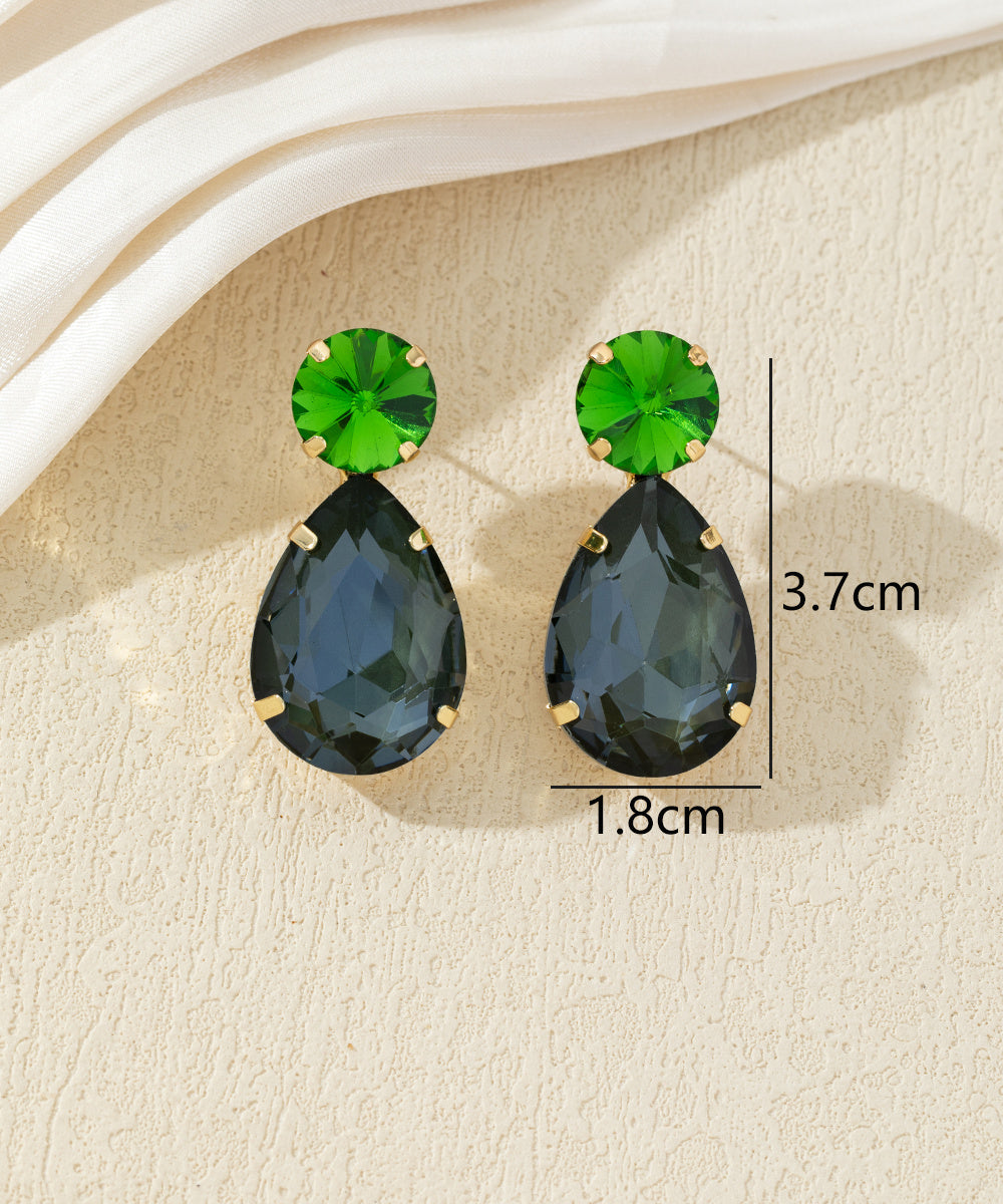 Boucles d’oreilles pendantes en verre – 27AHBOL022