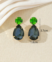 Boucles d’oreilles pendantes en verre – 27AHBOL022