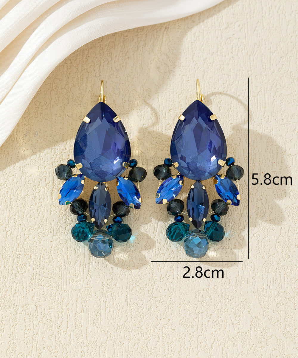 Boucles d’oreilles pendantes dormeuse goute – 27AHBOL024