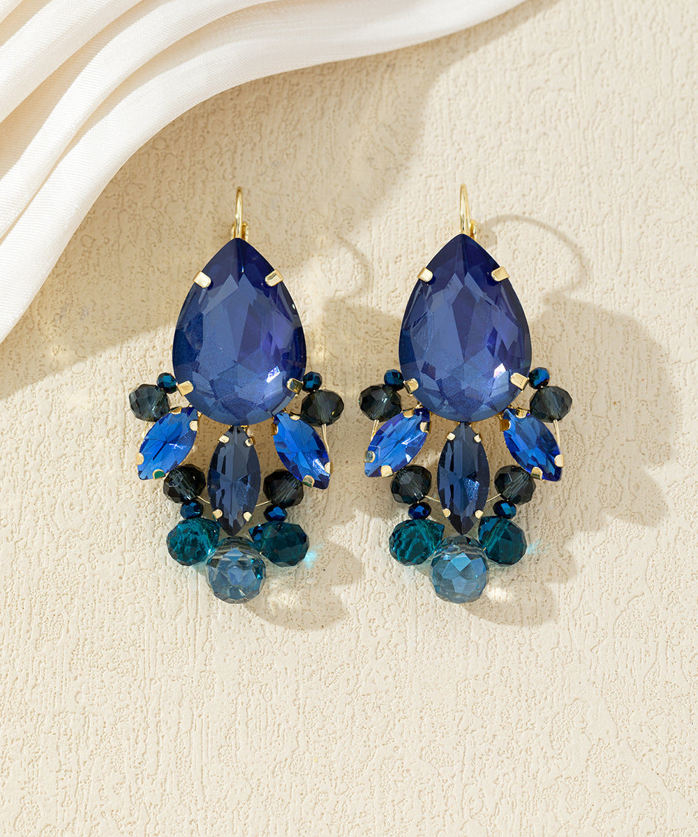 Boucles d’oreilles pendantes dormeuse goute – 27AHBOL024