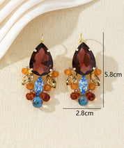 Boucles d’oreilles pendantes dormeuse goute – 27AHBOL024