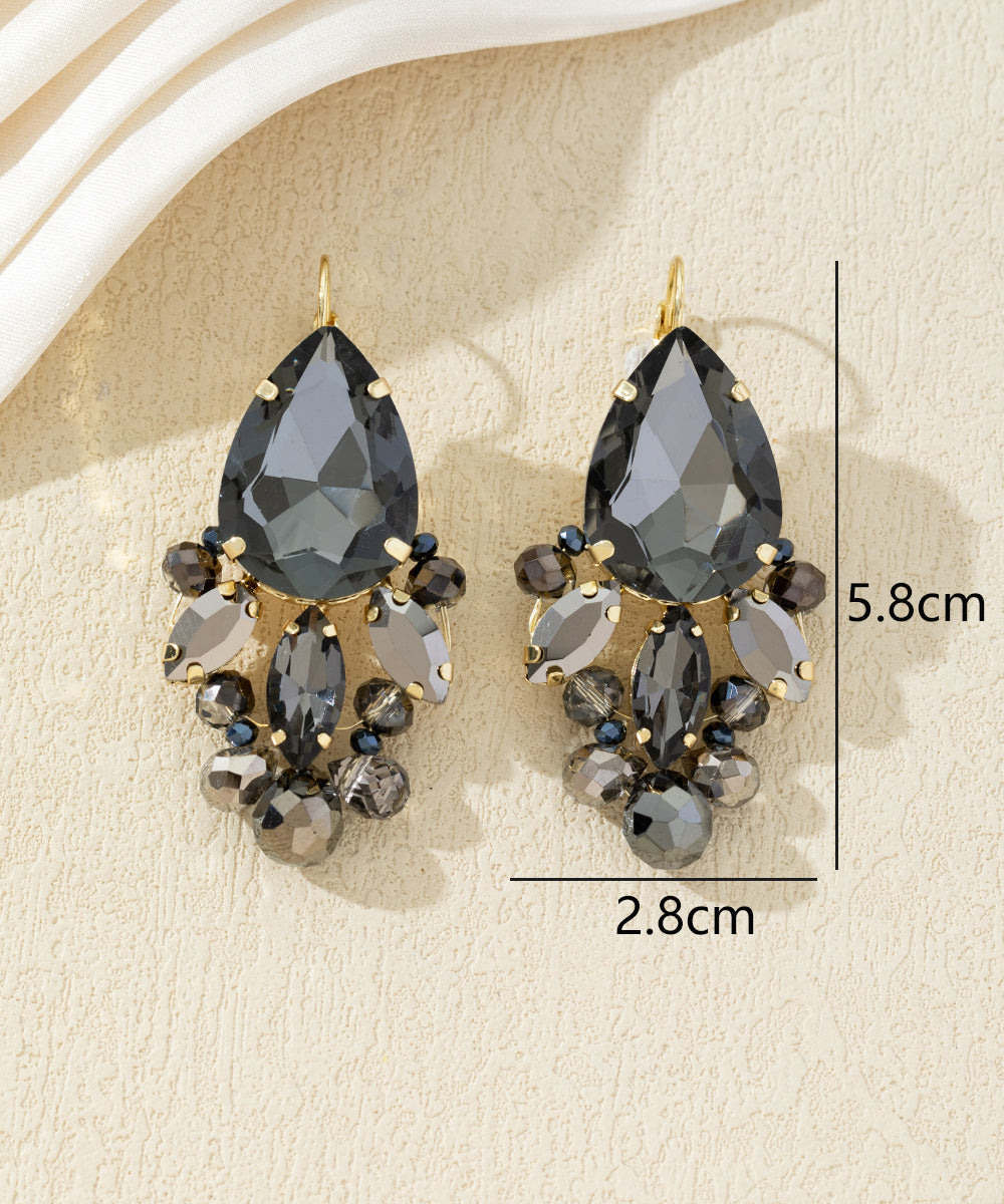 Boucles d’oreilles pendantes dormeuse goute – 27AHBOL024