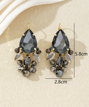 Boucles d’oreilles pendantes dormeuse goute – 27AHBOL024